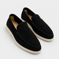 Elegantes mocasines de ante