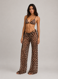 Wild Riviera │ Conjunto Animal Print de Playa 3 Piezas