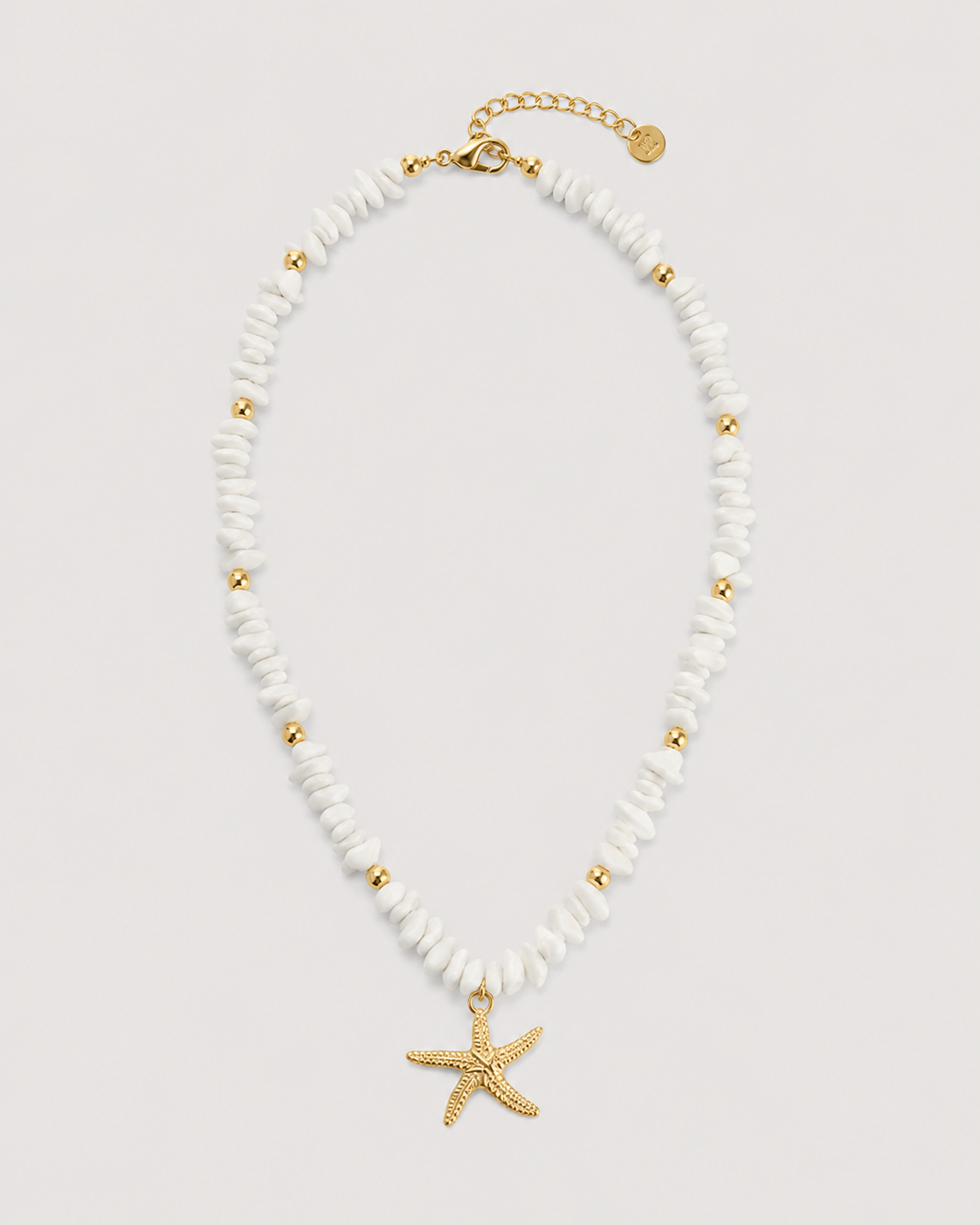 Estrella de Mar | Collar de Conchas Blancas